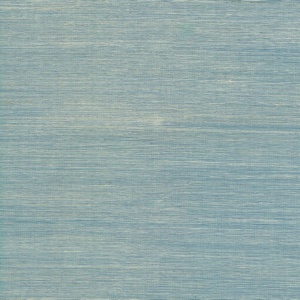 Maguey Sisal Vanilla Turquoise Grasscloth Wallpaper