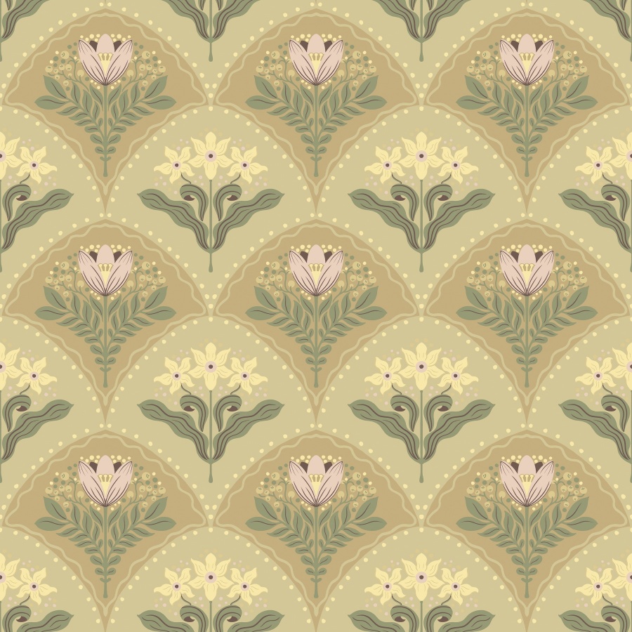Maj Light Brown Wallpaper