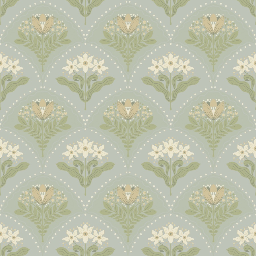 Maj Sky Blue Wallpaper