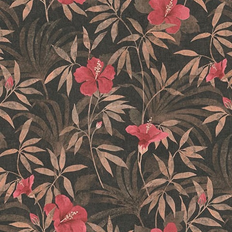 Malecon Multicolor Floral Wallpaper