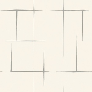 Malia Grey & White Wallpaper