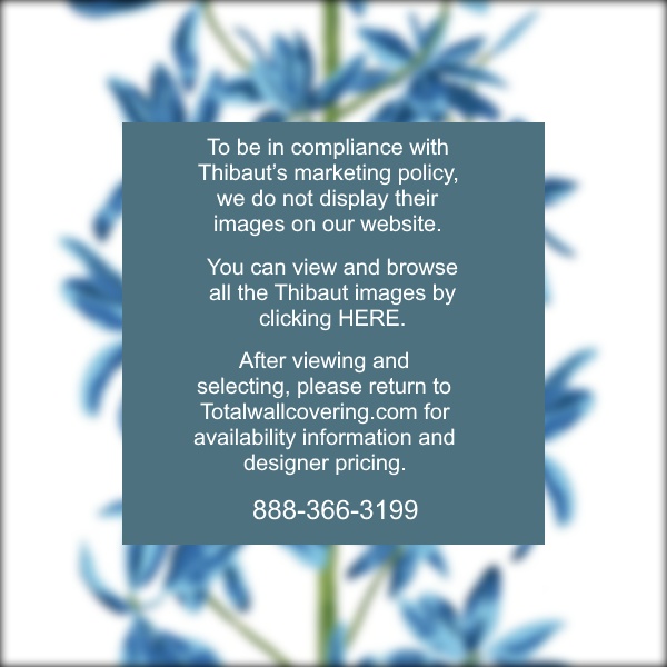 Mangrove Tree Blue and White Wallpaper