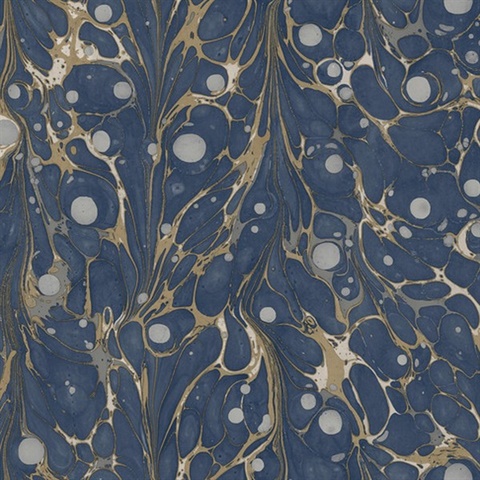 Marbled Endpaper Peel and Stick Wallpaper