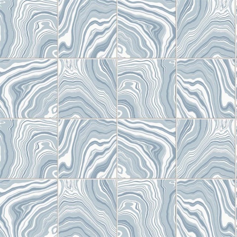 Marbled Tile Peel & Stick Wallpaper