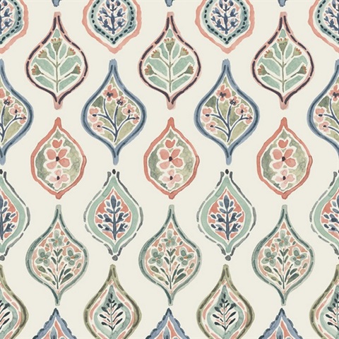 Marketplace Motif Wallpaper
