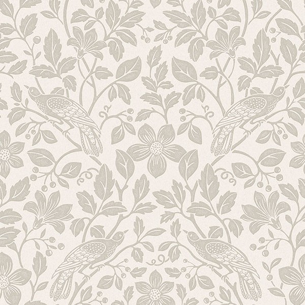 Marlow Bone Bird Vine Wallpaper