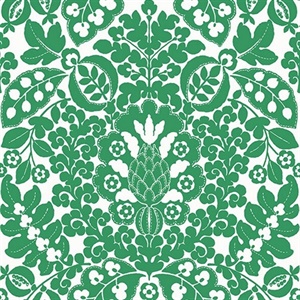 Marni Green Fruit Damask Wallpaper