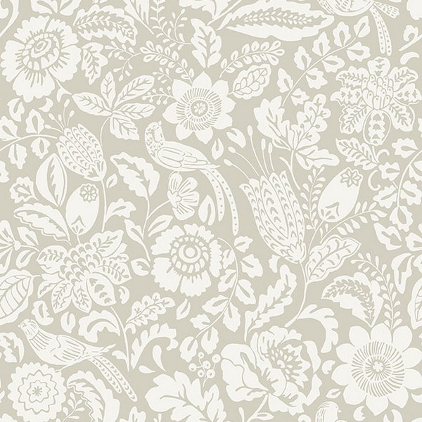 Marta Beige Floral Trail Wallpaper