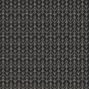 Martigue Stripe Black Wallpaper