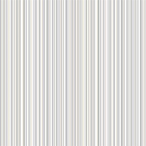 Martinez Cream Striped Wallpaper