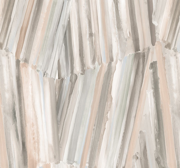 Masterwork Champagne Brushstrokes Wallpaper
