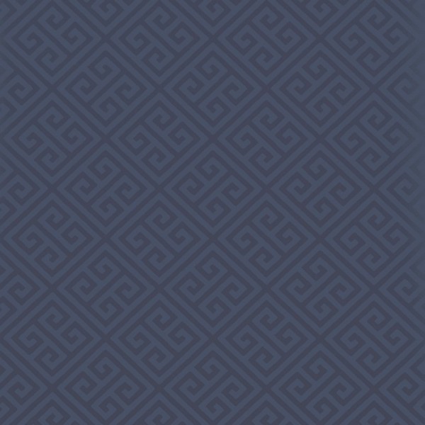 Maze Navy Wallpaper