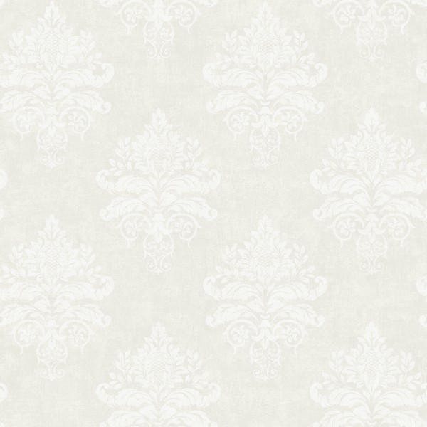 Medallion Damask Wallpaper