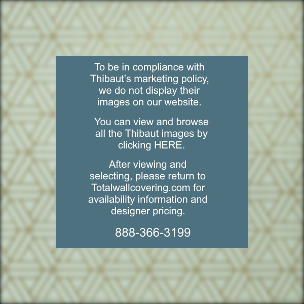 Medina Metallic on Aqua Wallpaper