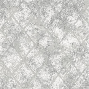 Mercury Glass Silver Distressed Metallic Wallpaper