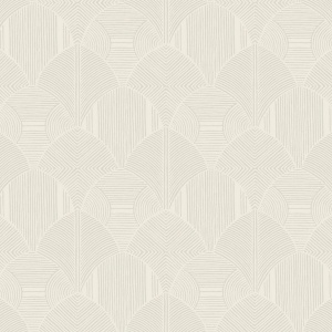 Meyberg Ivory Geometric Wallpaper