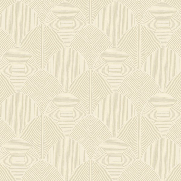Meyberg Khaki Geometric Wallpaper