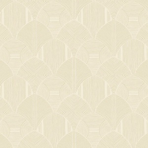 Meyberg Khaki Geometric Wallpaper