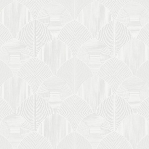 Meyberg Silver Geometric Wallpaper