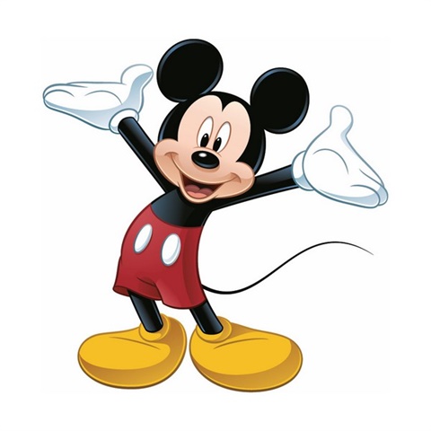 Mickey & Friends - Mickey Mouse Peel & Stick Giant Wall Decal