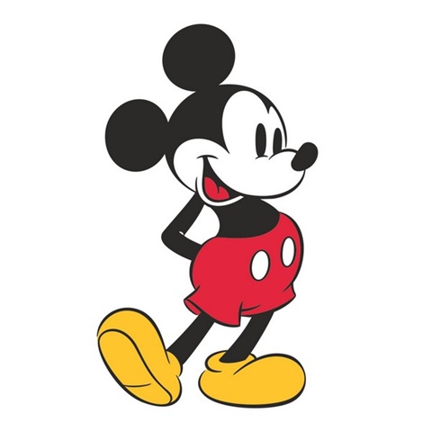 Mickey Mouse Peel And Stick Giant Wall Decals