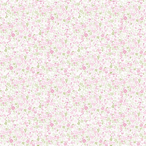 Mini Mod Floral Wallpaper