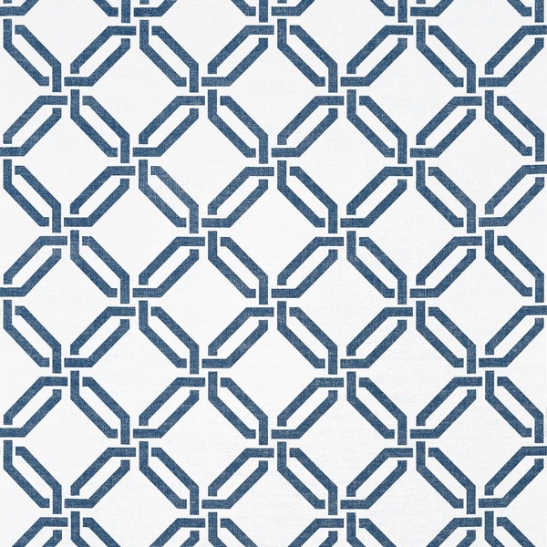 Miramar Way Navy Wallpaper