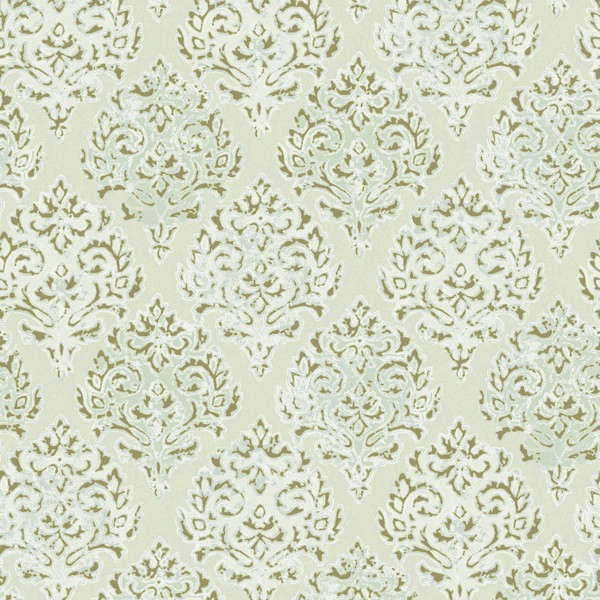 Modern Damask Lustre Wallpaper