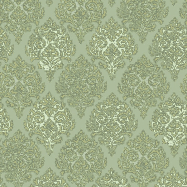 Modern Damask Lustre Wallpaper