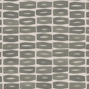 Modernist Motif Carbon Black Wallpaper