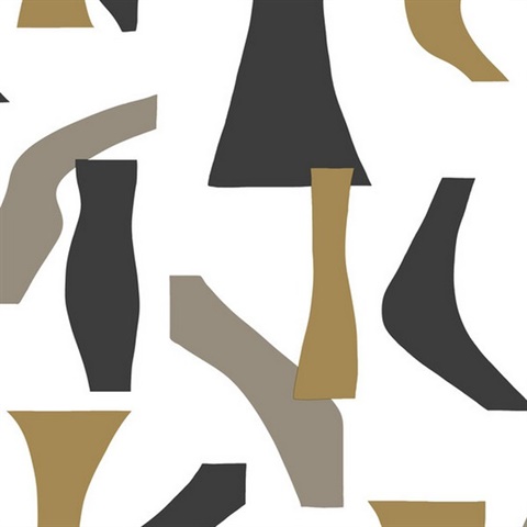 Modernist Peel and Stick Wallpaper