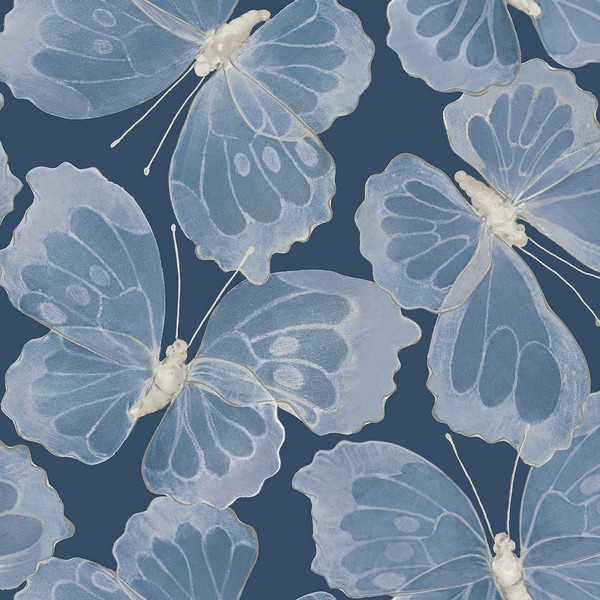 Monarch Pewter Peel & Stick Wallpaper
