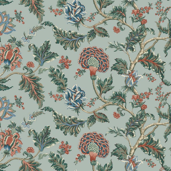 Monroe Teal Wallpaper