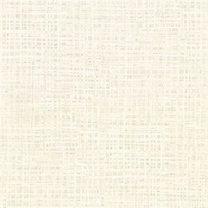 Montgomery Off-White Distressed Faux Linen Wallpaper