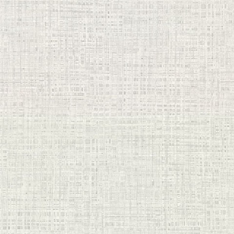 Montgomery Off-White Faux Grasscloth Wallpaper