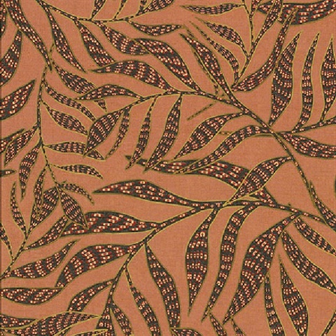 Montrose Coral Leaves Wallpaper