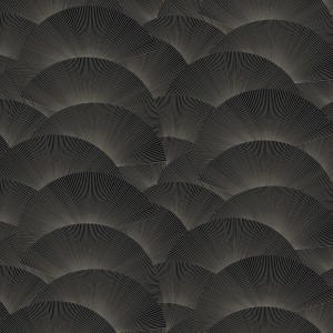 Morning Shell Black & Grey Wallpaper