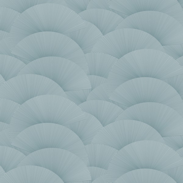 Morning Shell Blue Wallpaper