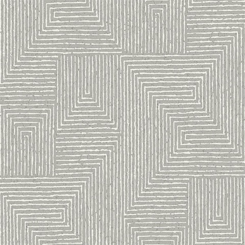 Mortenson Dove Geometric Wallpaper by Scott Living