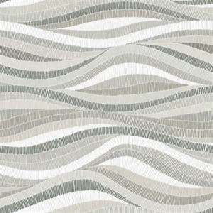 Mosaic Waves P & S Wallpaper