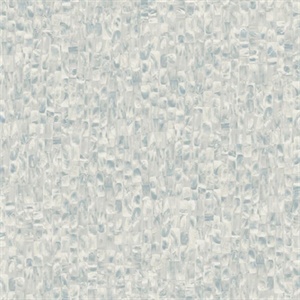 Grey & Blue Mother Of Pearl Peel & Stick Wallpaper