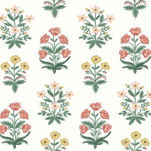 Mughal Rose Wallpaper