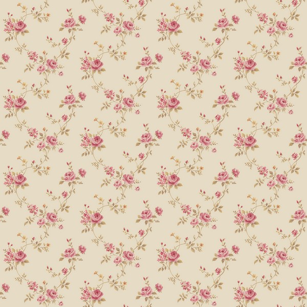 Multi Floral Trail Wallpaper