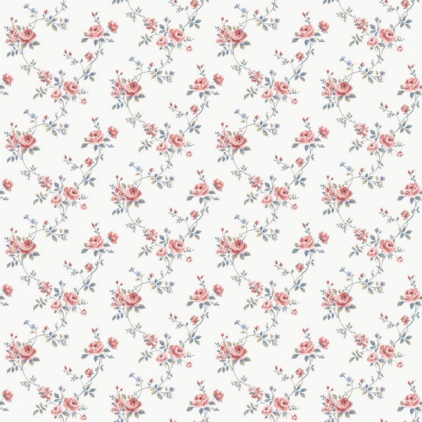 Multi Floral Trail Wallpaper