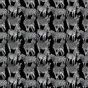 Multi Zebra Mural