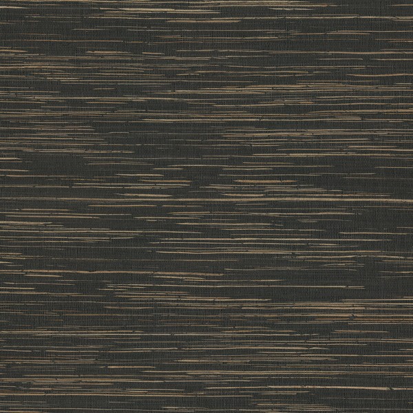 Multicolored Hemp Gunmetal Grasscloth Wallpaper
