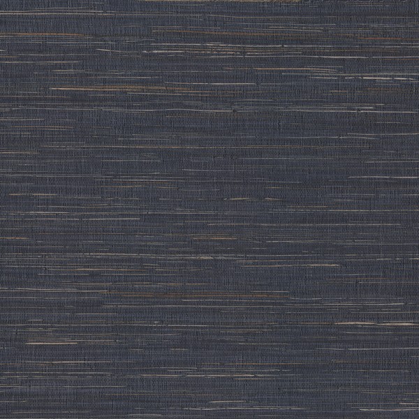 Multicolored Hemp Navy Grasscloth Wallpaper