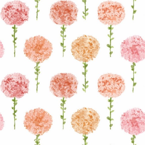 Mum Floral Peel & Stick Wallpaper