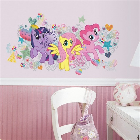 My Little Pony Wall Graphix Peel And Stick Giant Wall Decals