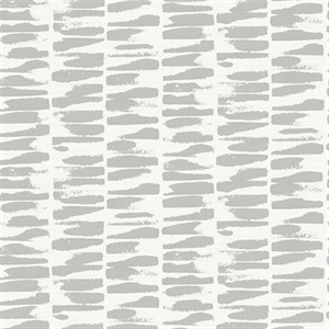 Myrtle Grey Abstract Stripe Wallpaper